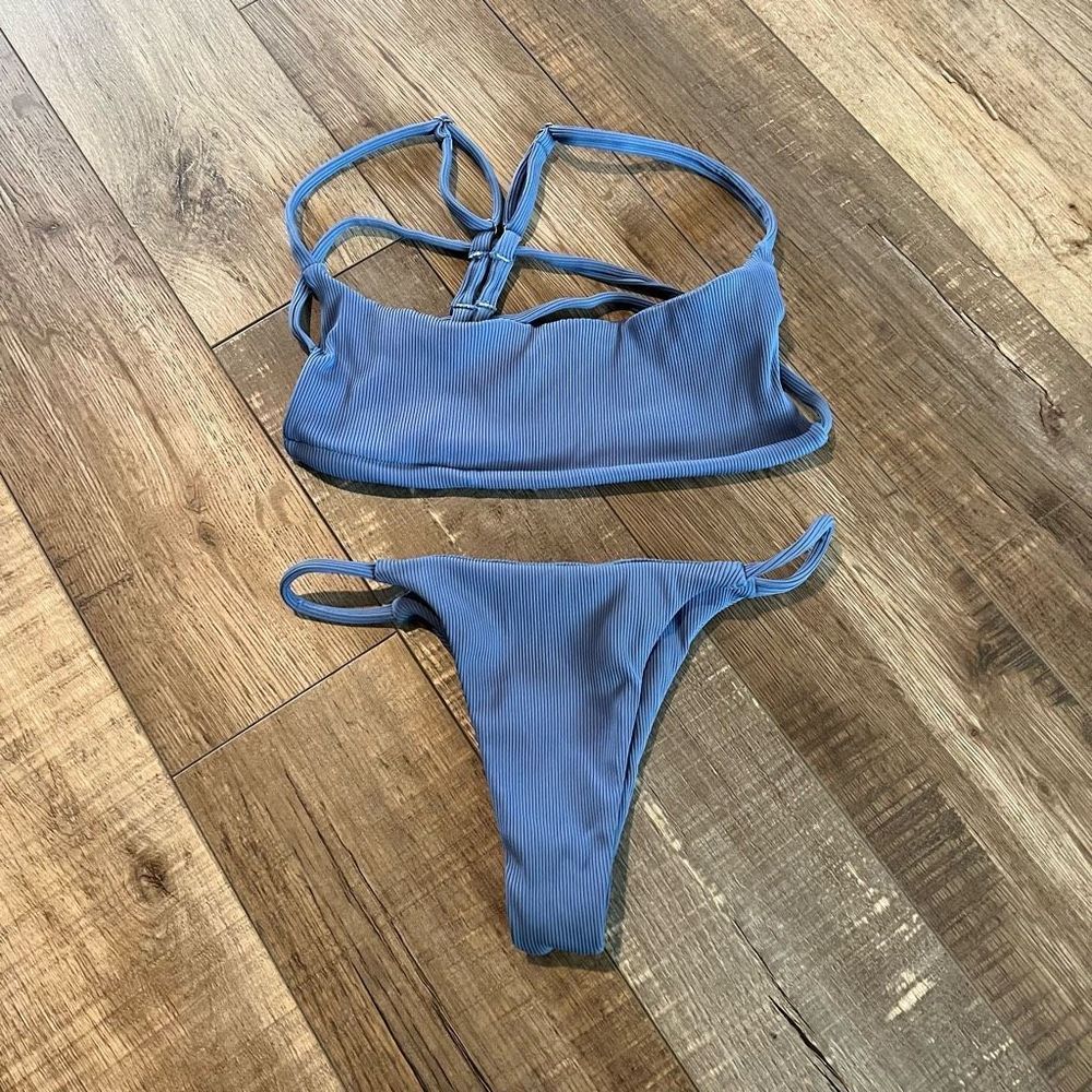 Blue Women's Swim Set